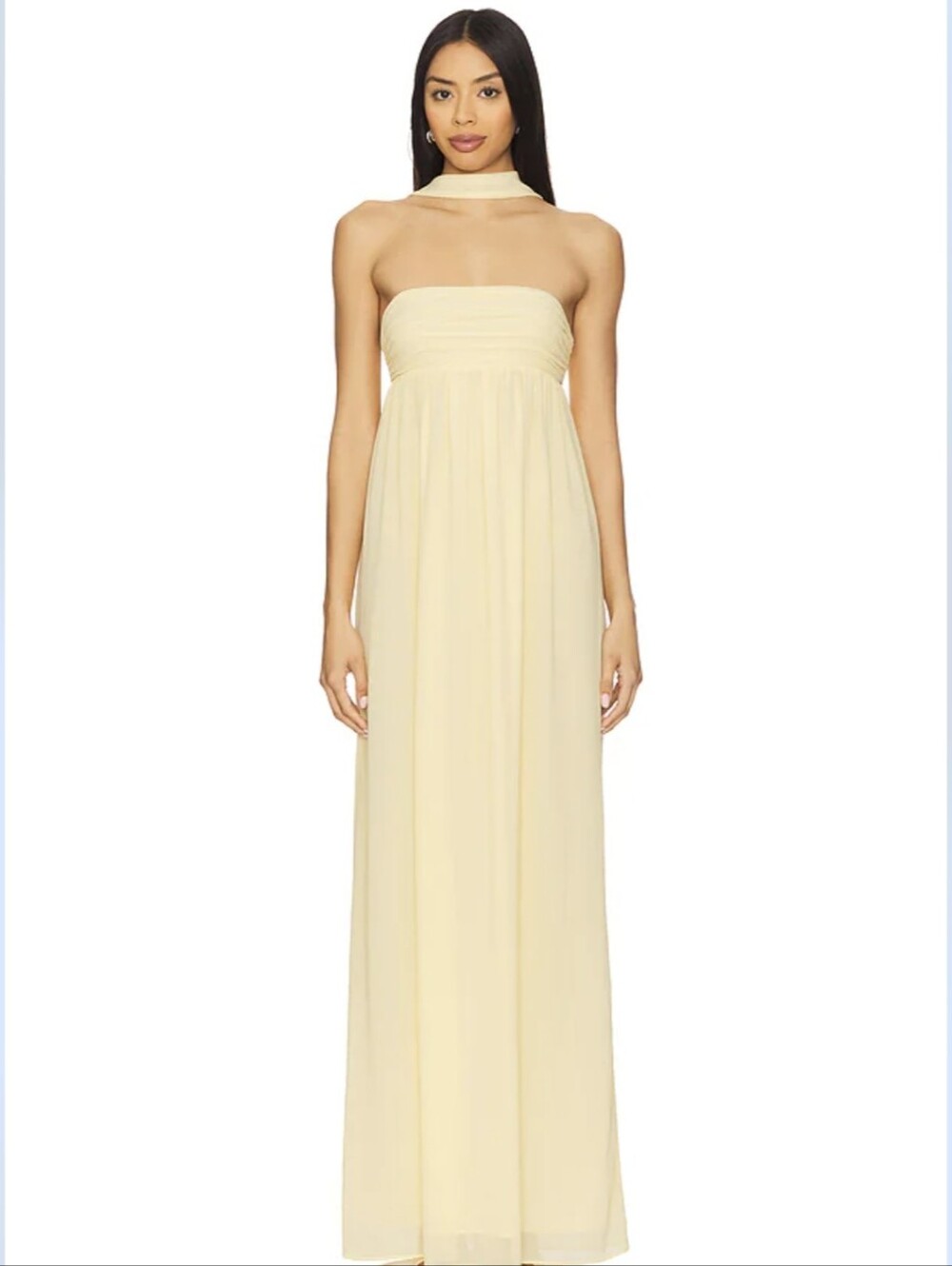 Lovers And Friends - Soleil Gown in Butter Yellow Size L